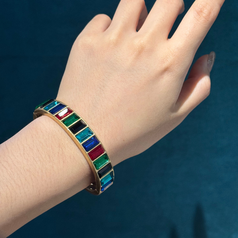 Vintage Crystal Bangle Colorfu - Jewelry Making Dubai 评论和价格