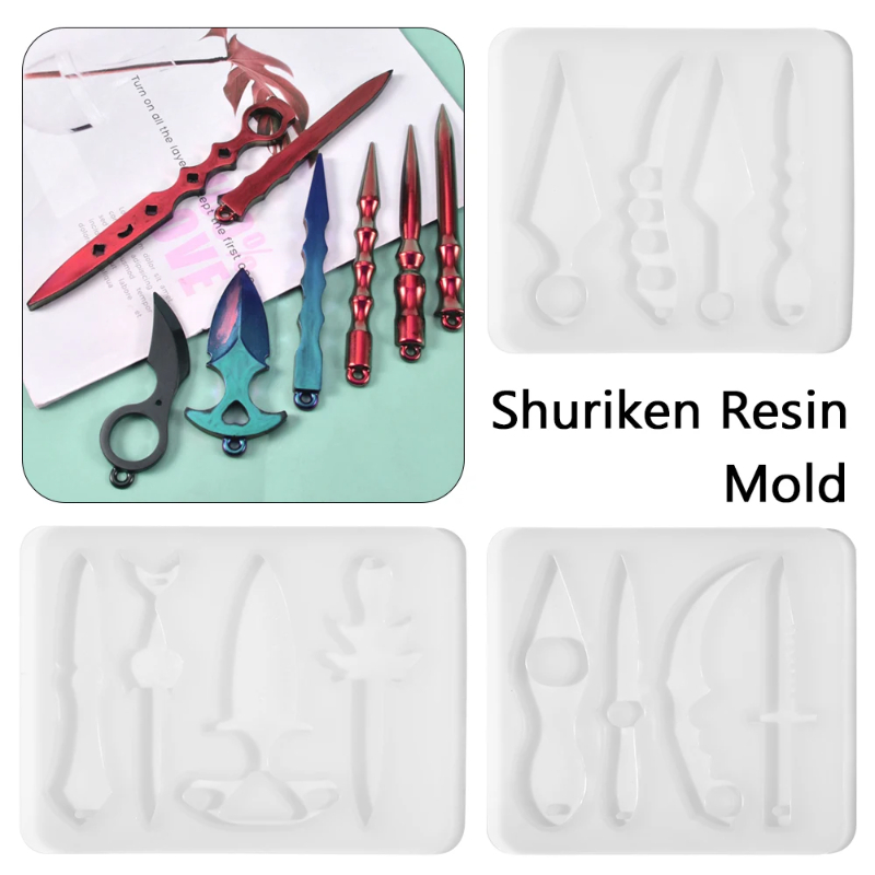 Shuriken Ninja Star Silicone M - Jewelry Making Techniques 评论和价格
