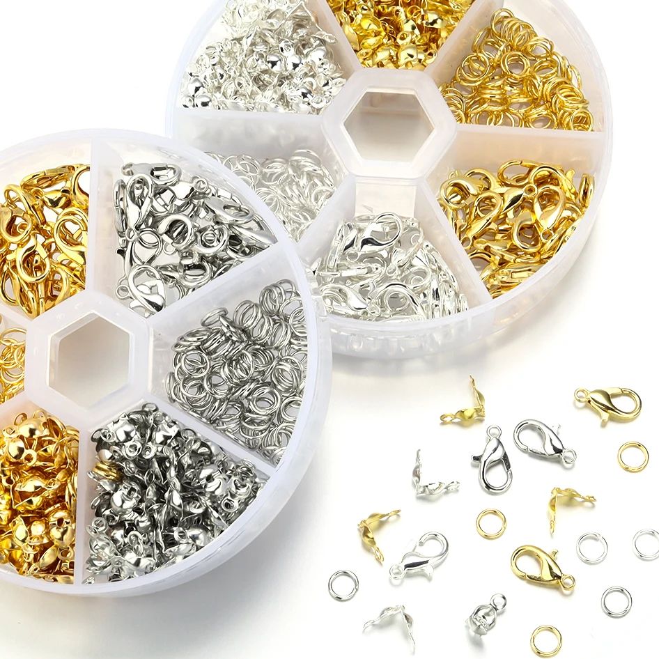 450pcs/box 2 Colors Lobster Cl - Jewelry Making Box 评论和价格