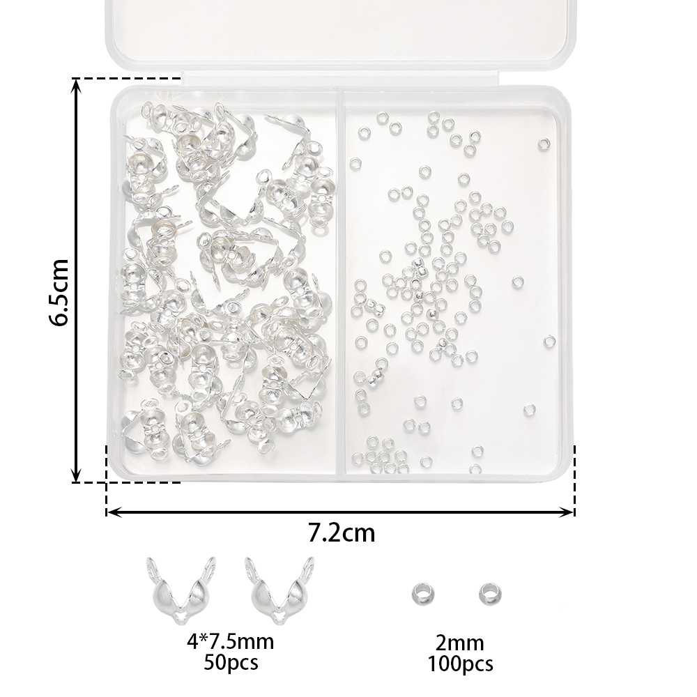 150pcs/Box 18K Gold Color Plat - Jewelry Making Box 评论和价格
