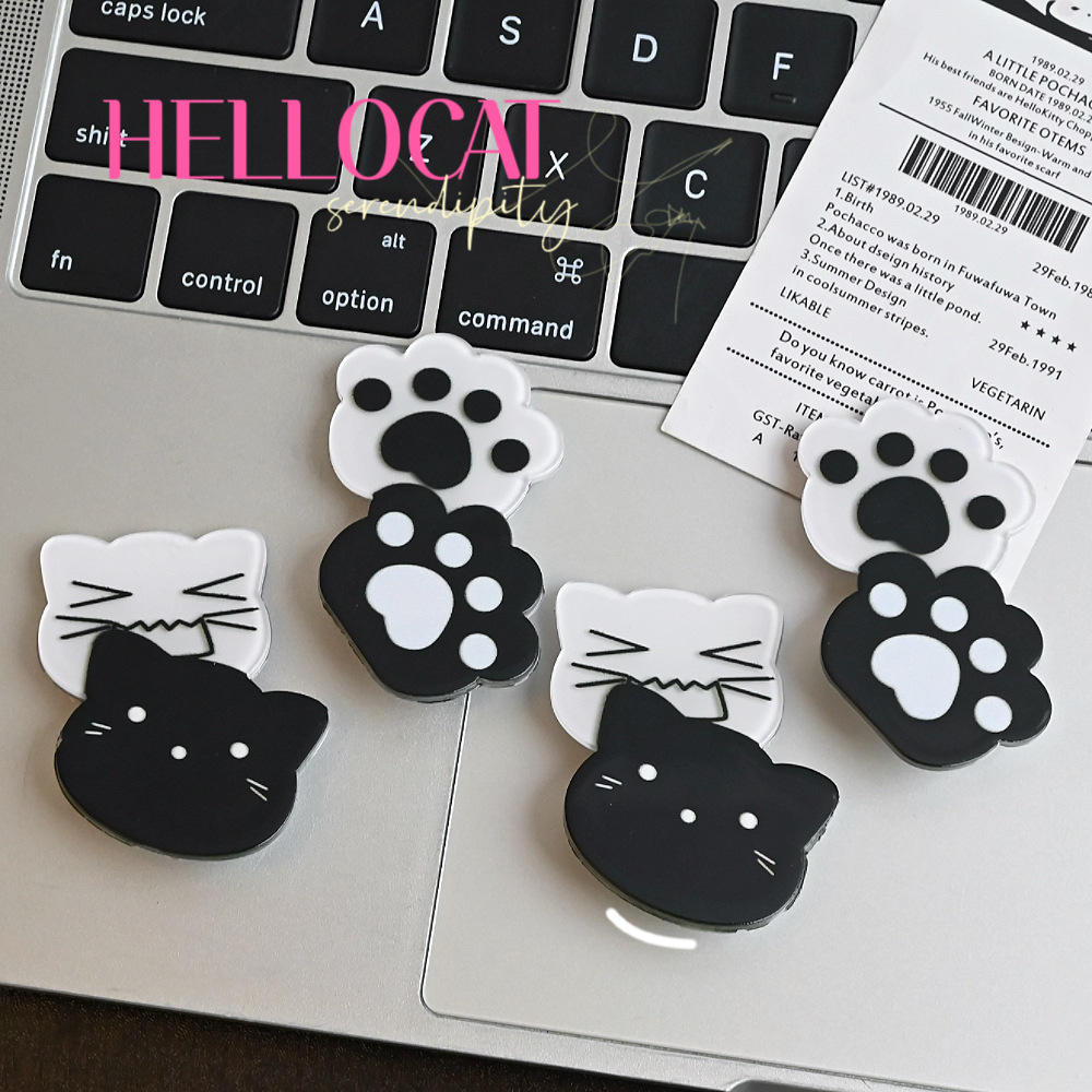 Kawaii Y2K Cat Hair Pins Black - Jewelry Making For Kids 评论和价格